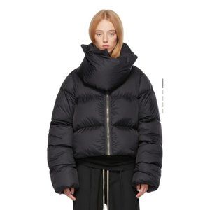 Rick Owens Down Funnel Neck Jacket
